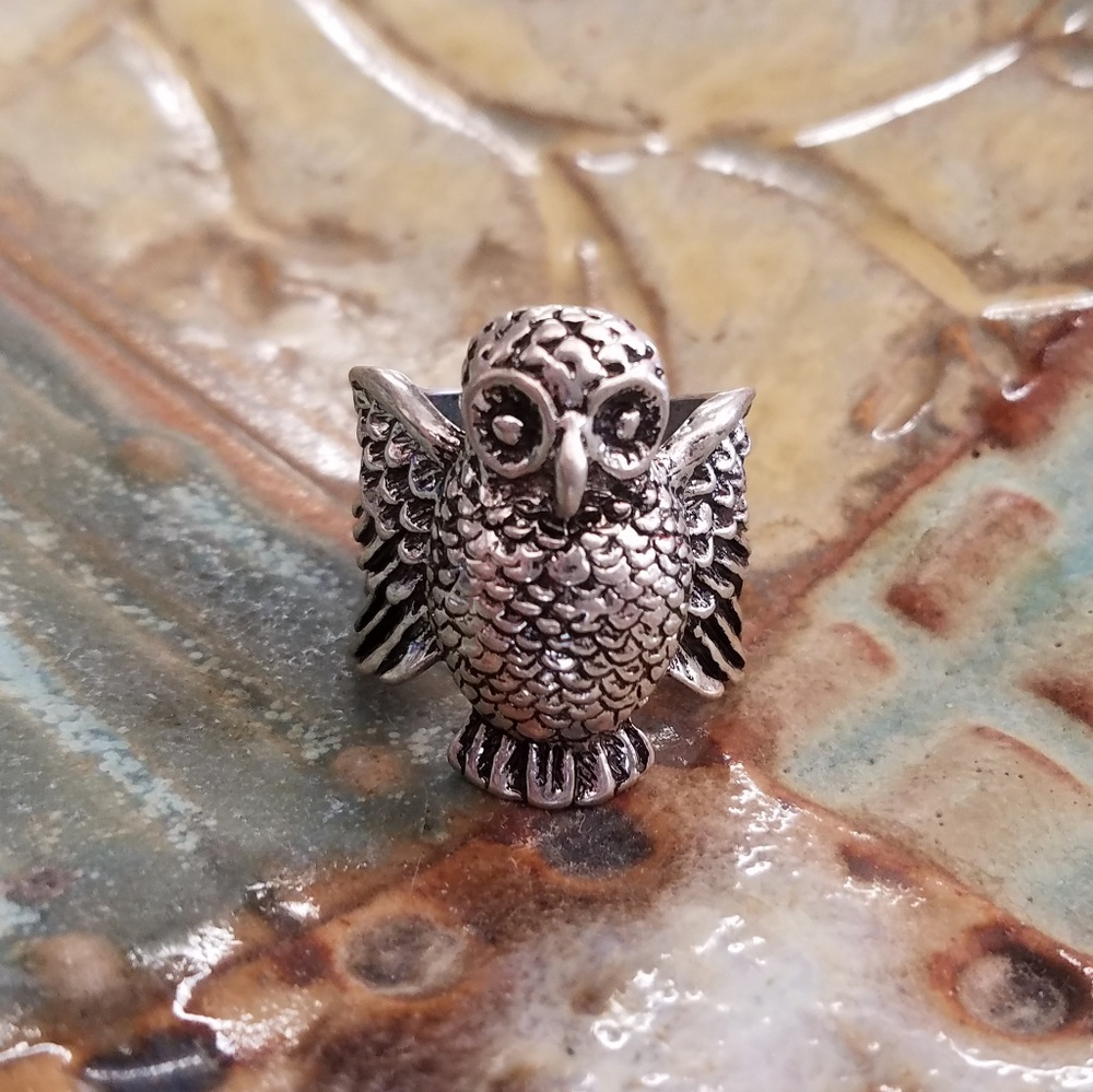 Flying Owl Ring